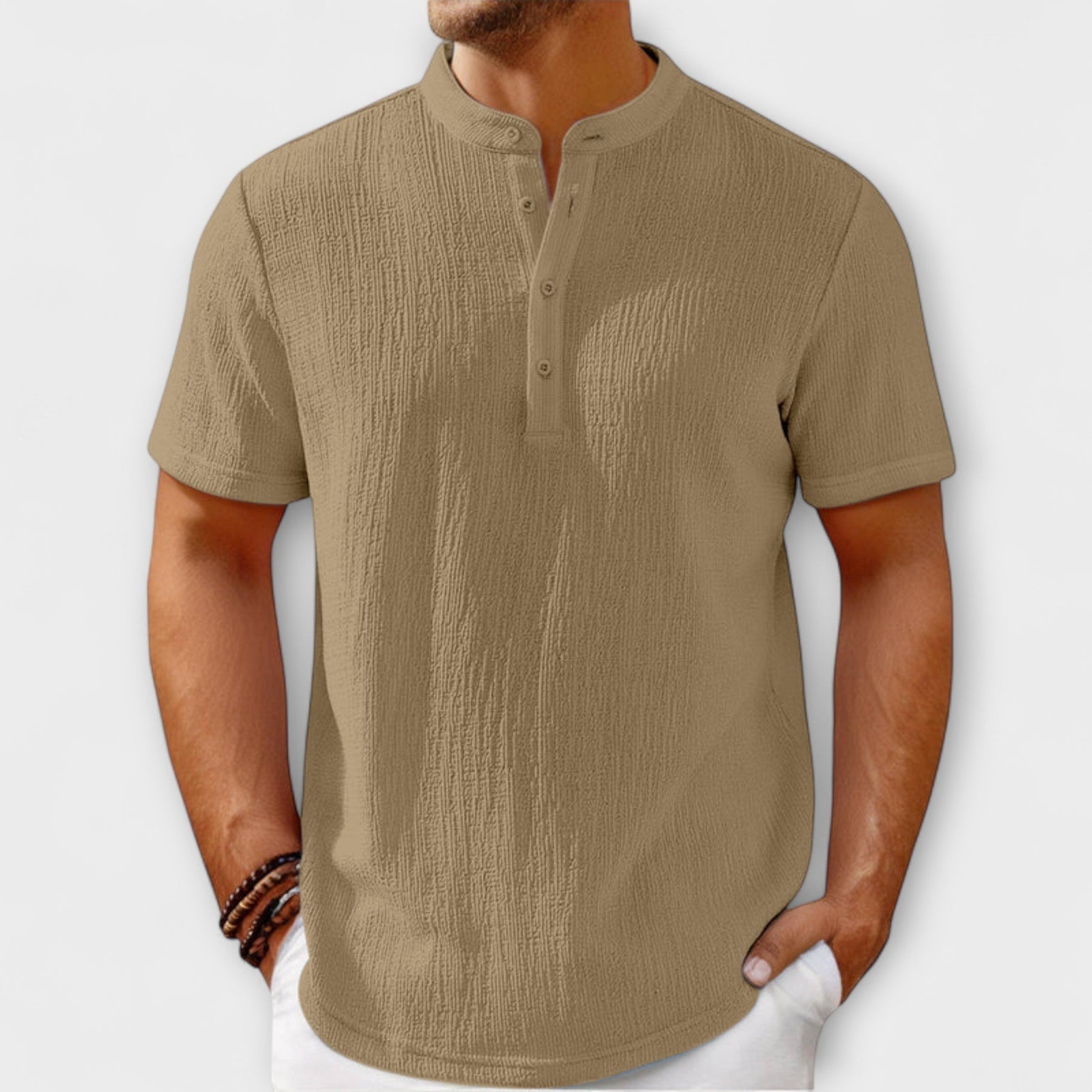 Andrew | Lightweight cotton top with coastal motif