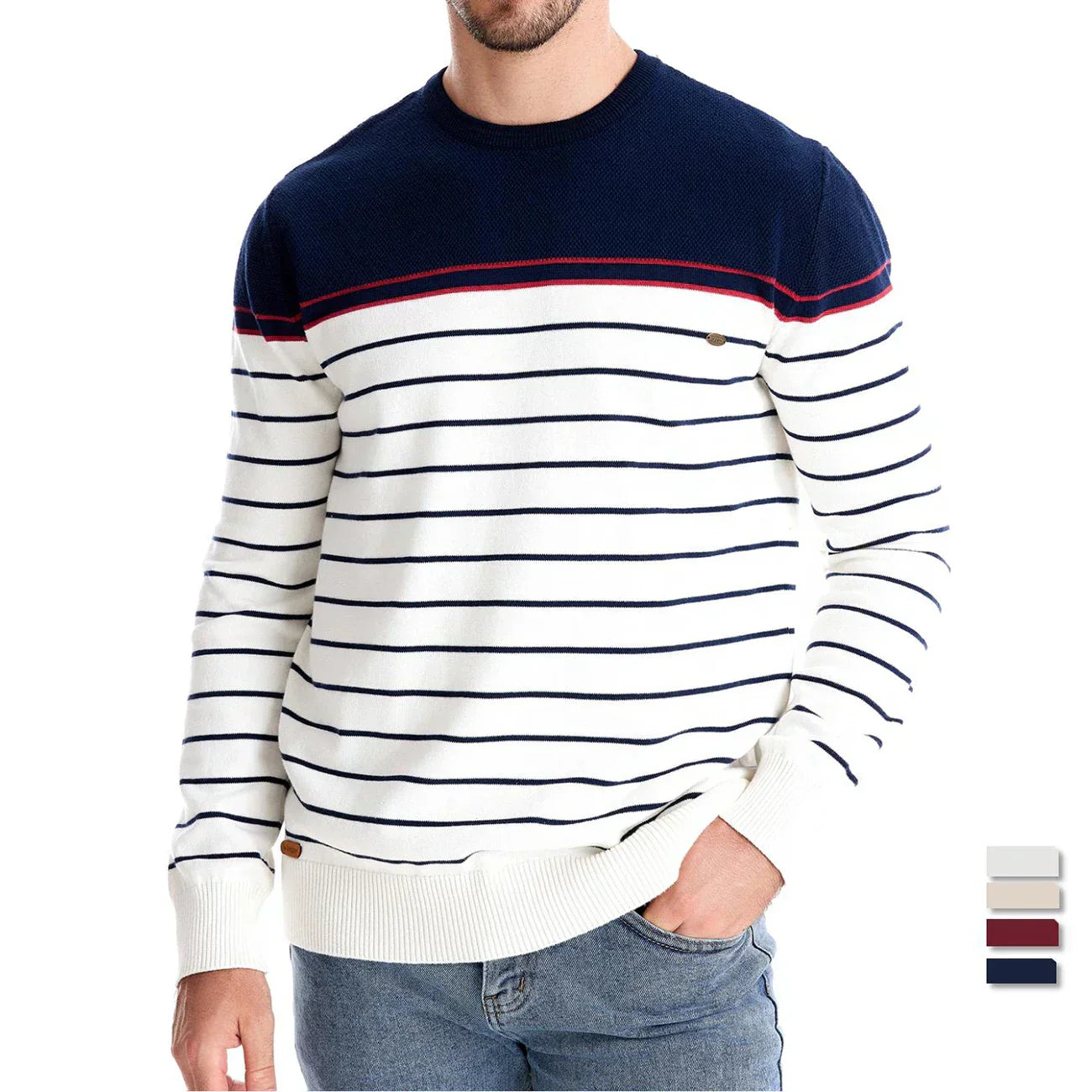 Louis | Striped Sweater